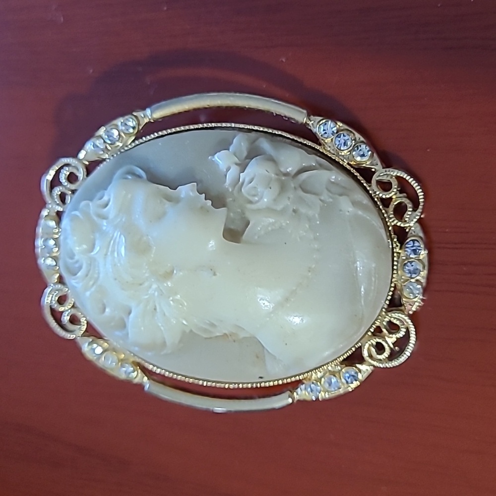 Antique Victorian Pendant Gold Coated